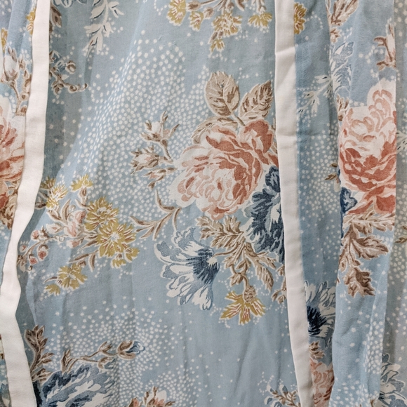 Chessa Davis 70s Vintage Boho Floral Skirt sz M - Picture 6 of 8